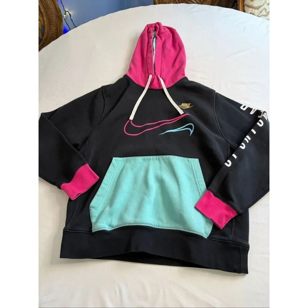 Nike NSW Club Miami Vice Hoodie CU3524-010 Men’s Size Large South Beach RARE